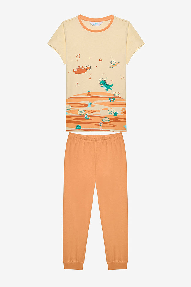 Boys Mars 2-Piece Multicolored Pajama Set Main Image
