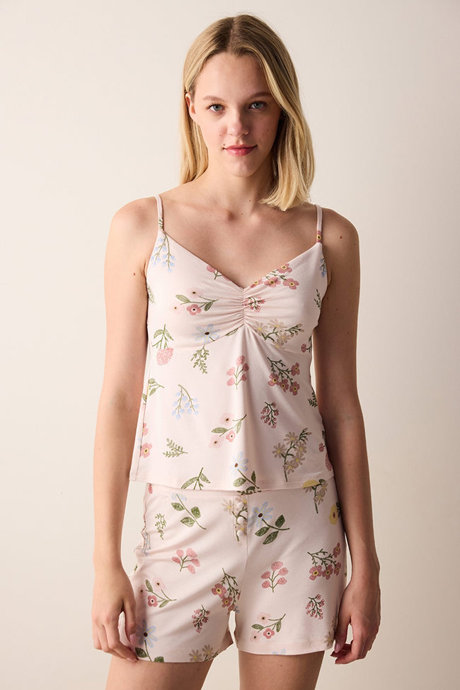 Margot Light Pink Shorts Pajama Bottoms Main Image