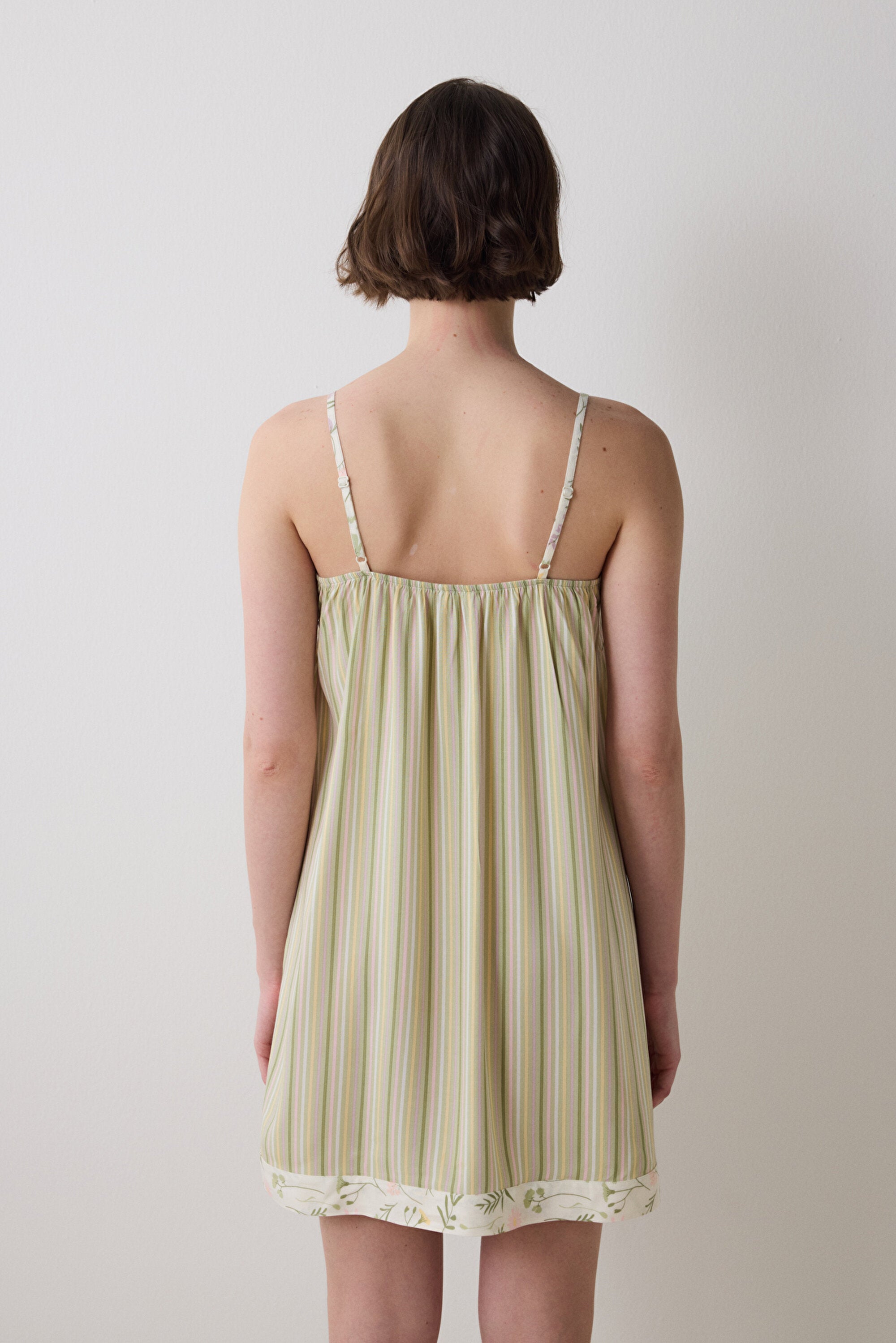 Iris Striped Multicolored Nightgown