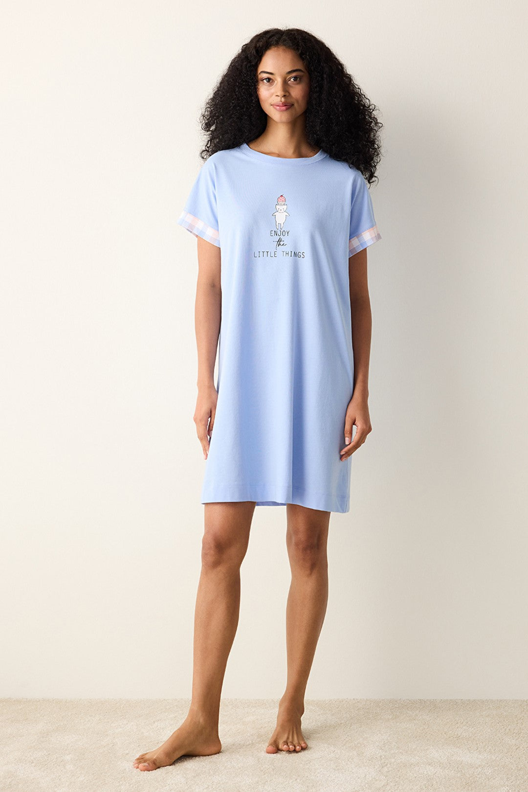 Joyful Dress Light Blue Nightgown