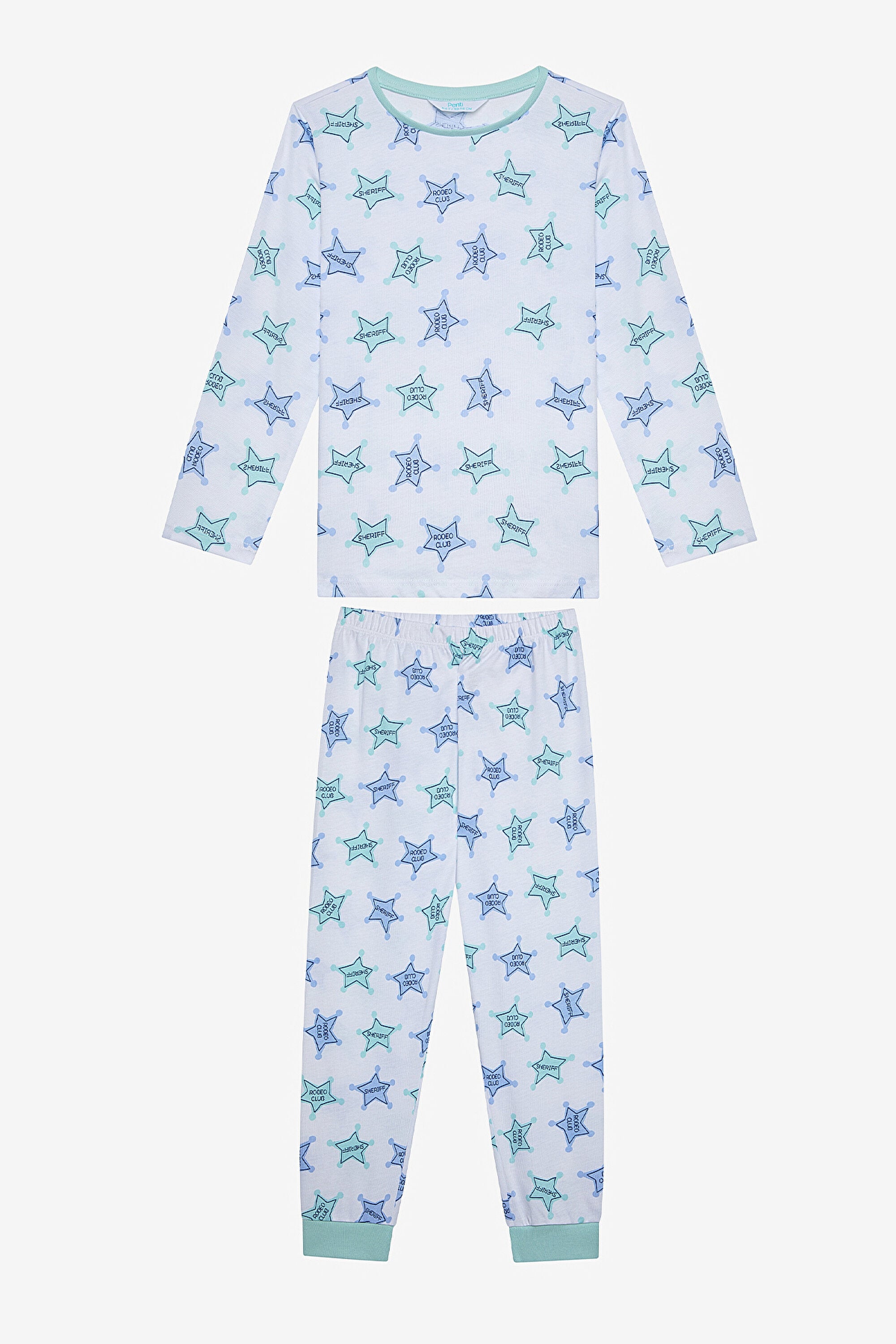 Boys Rodeo Club 2-Piece Multicolored Pajama Set
