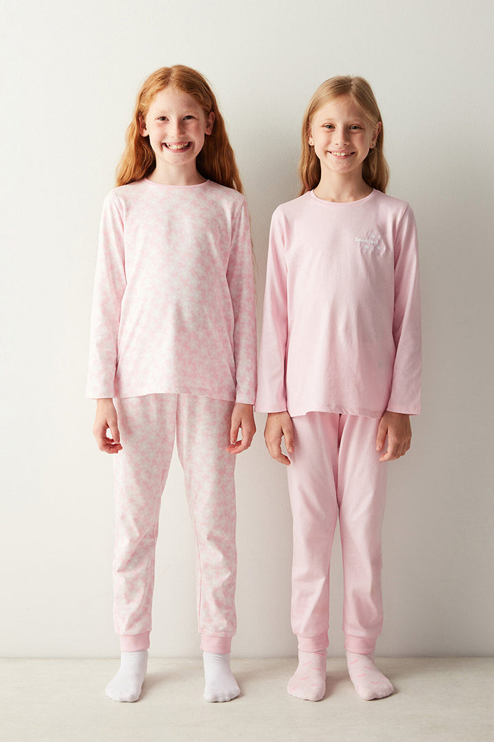 Girls Flowerland CK LS 2 Pack Pyjama Set
