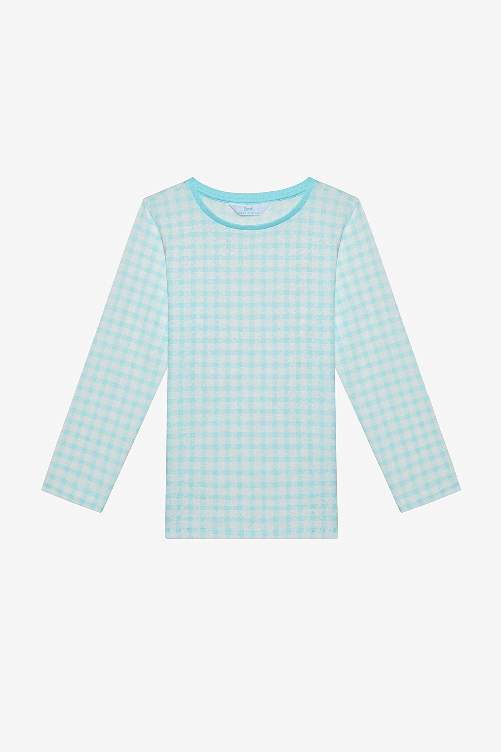 Girl Bow 2-Piece Multicolored Pajama Set