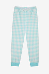 Girl Bow 2-Piece Multicolored Pajama Set