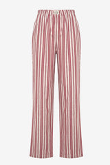 Aria Striped Red Trousers