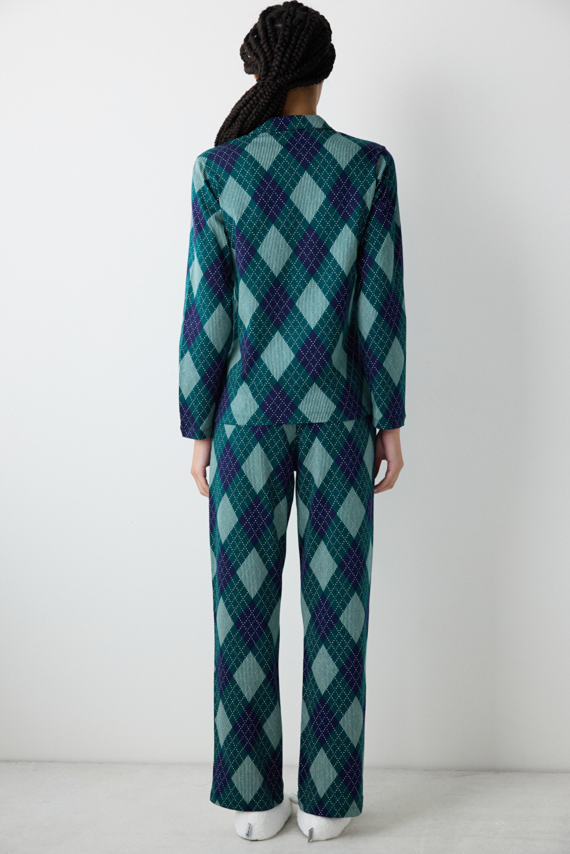 Harry Potter Wizard Petrol Green Shirt Pants Pajama Set