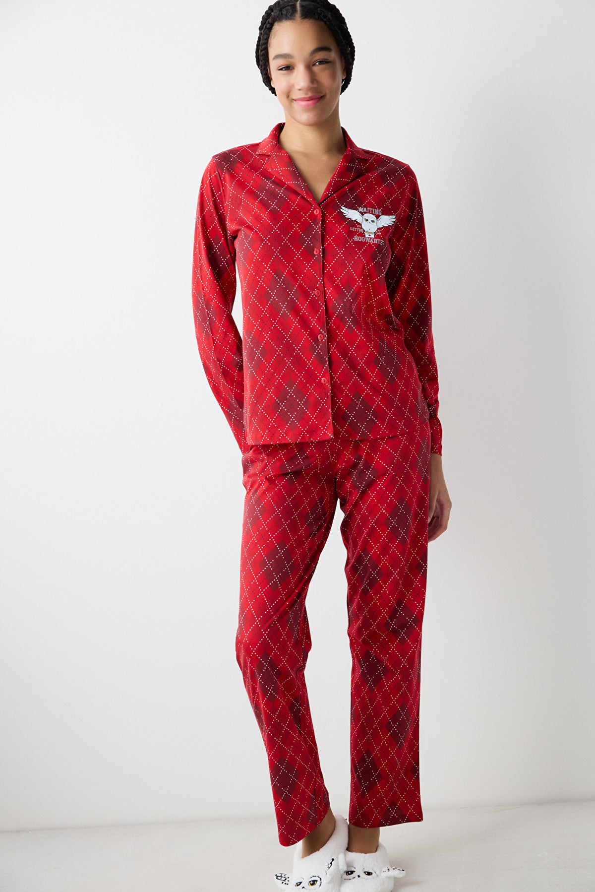 Harry Potter Lumos Red Shirt Pants Pajama Set
