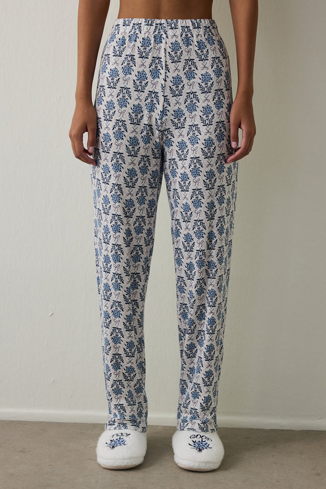 Floral Tea Time Thermal Effect Pajama Bottoms Hover Image