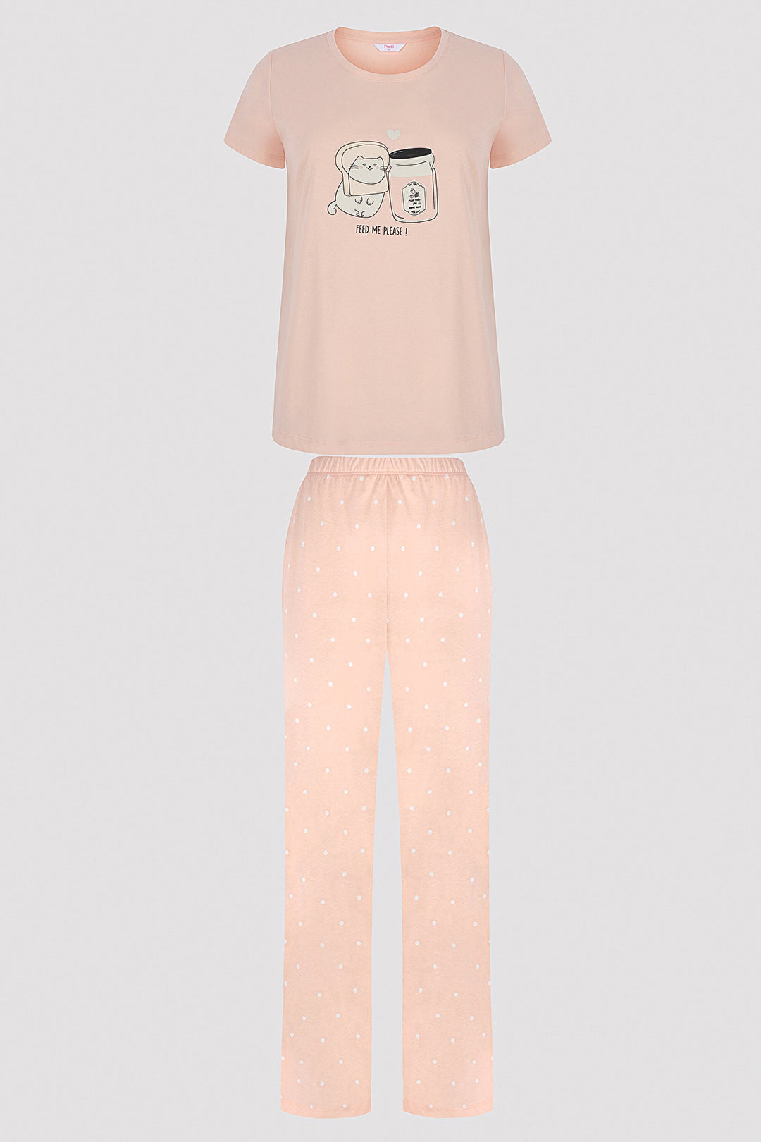 Happy Pink Pants Pajama Set