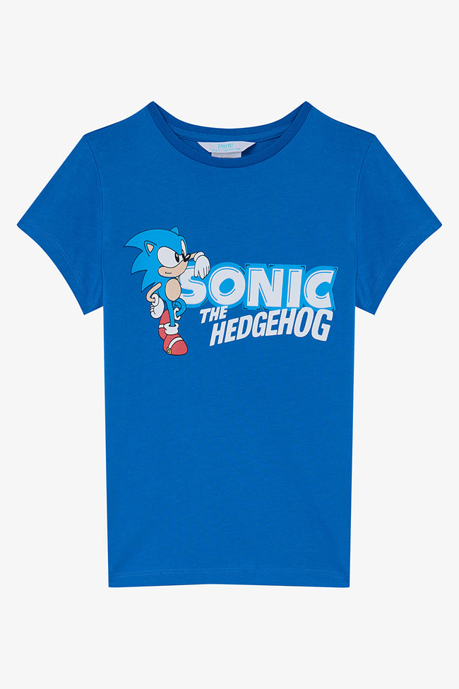 Boy Sonic Pajama Set Hover Image