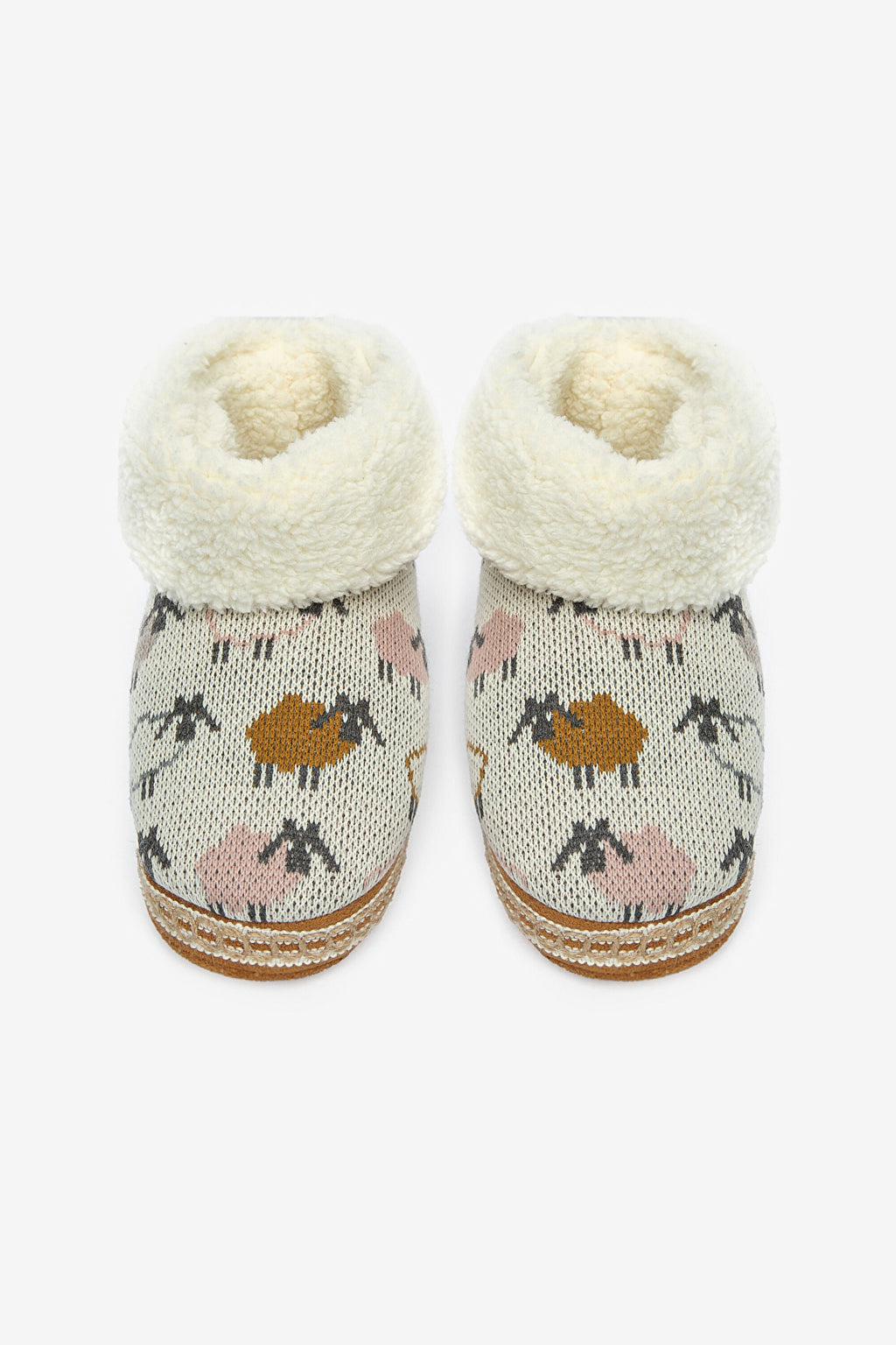 Tricot Soft White House Boots