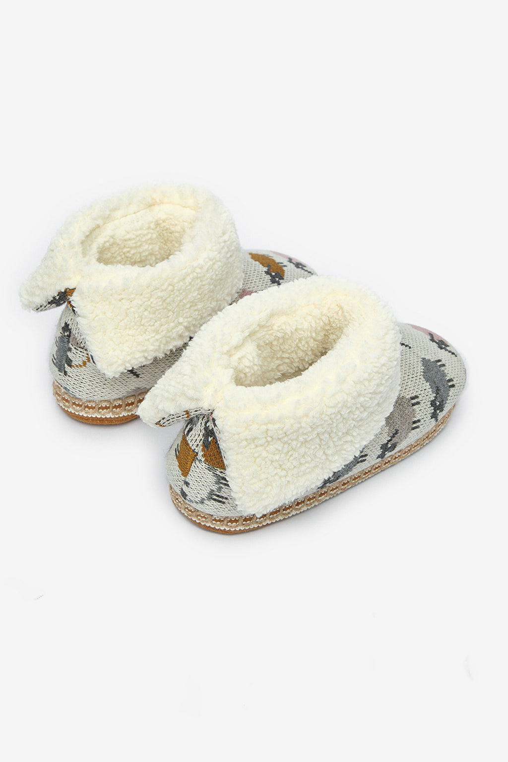 Tricot Soft White House Boots