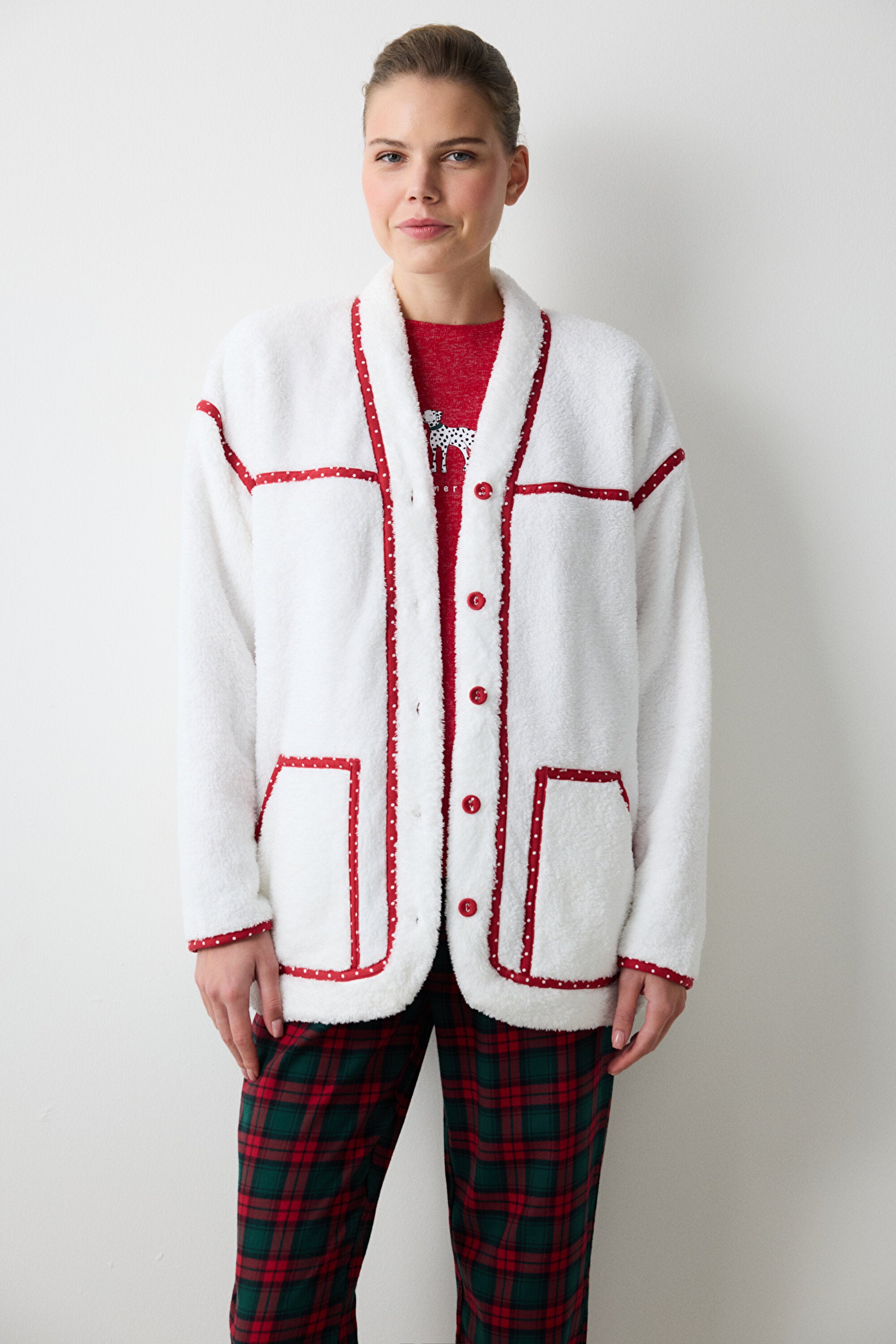 Soft Off White Dressing Gown