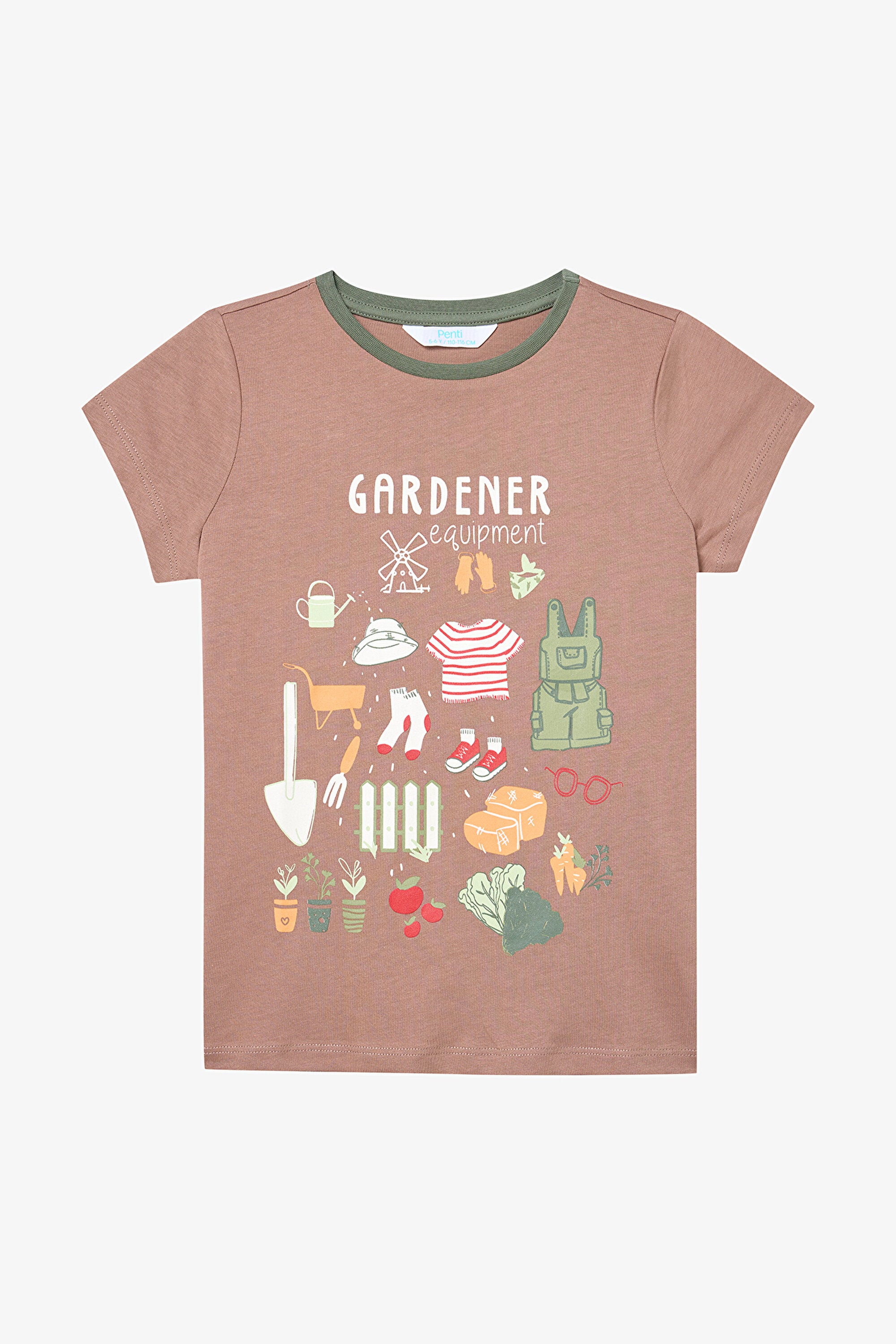 Boy Gardener Multicolored 2-Piece Pajama Set