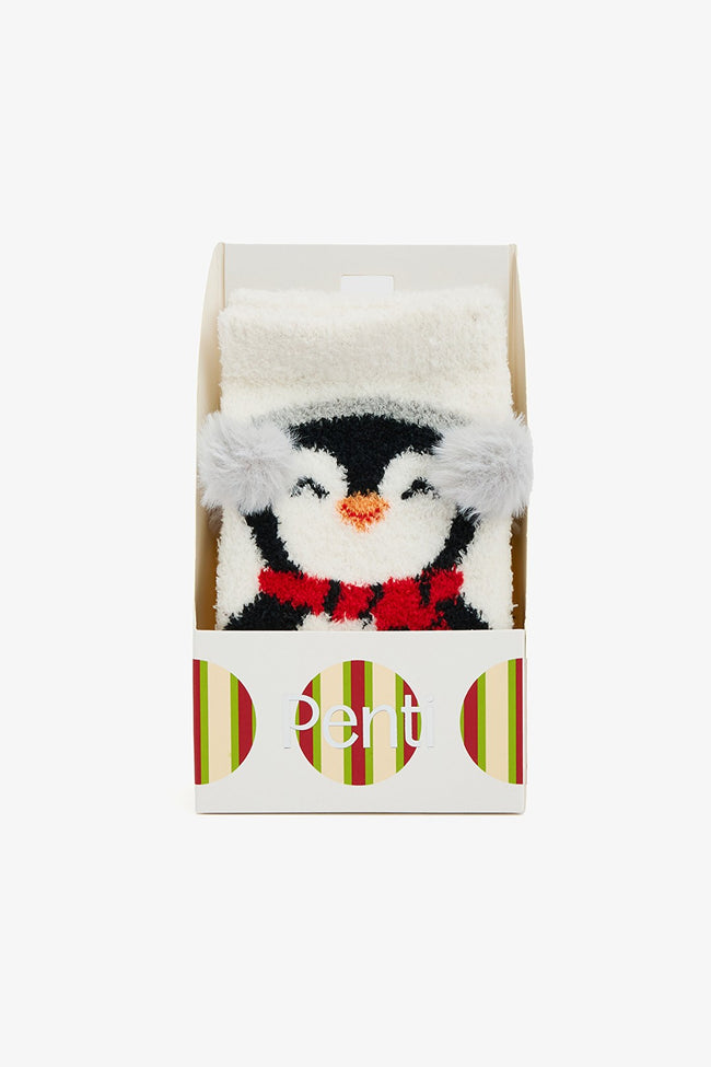 Off-White Penguin Pom-Pom Slippers Hover Image