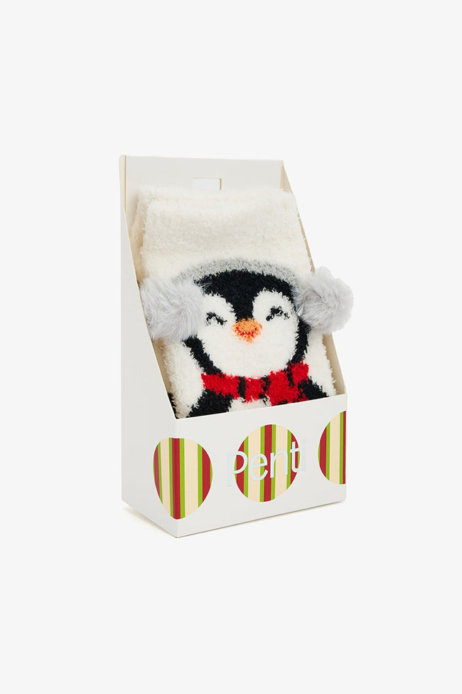 Off-White Penguin Pom-Pom Slippers Main Image