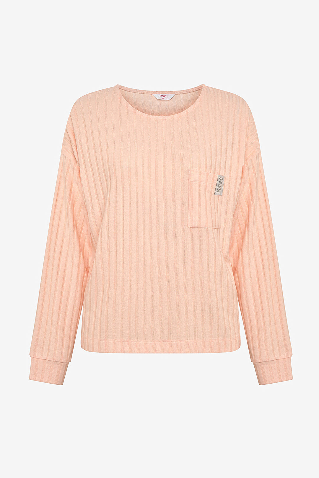 Cozy Rib Pink Sweatshirt