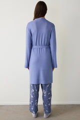 Indigo Hailee Soft Long Sleeve Robe