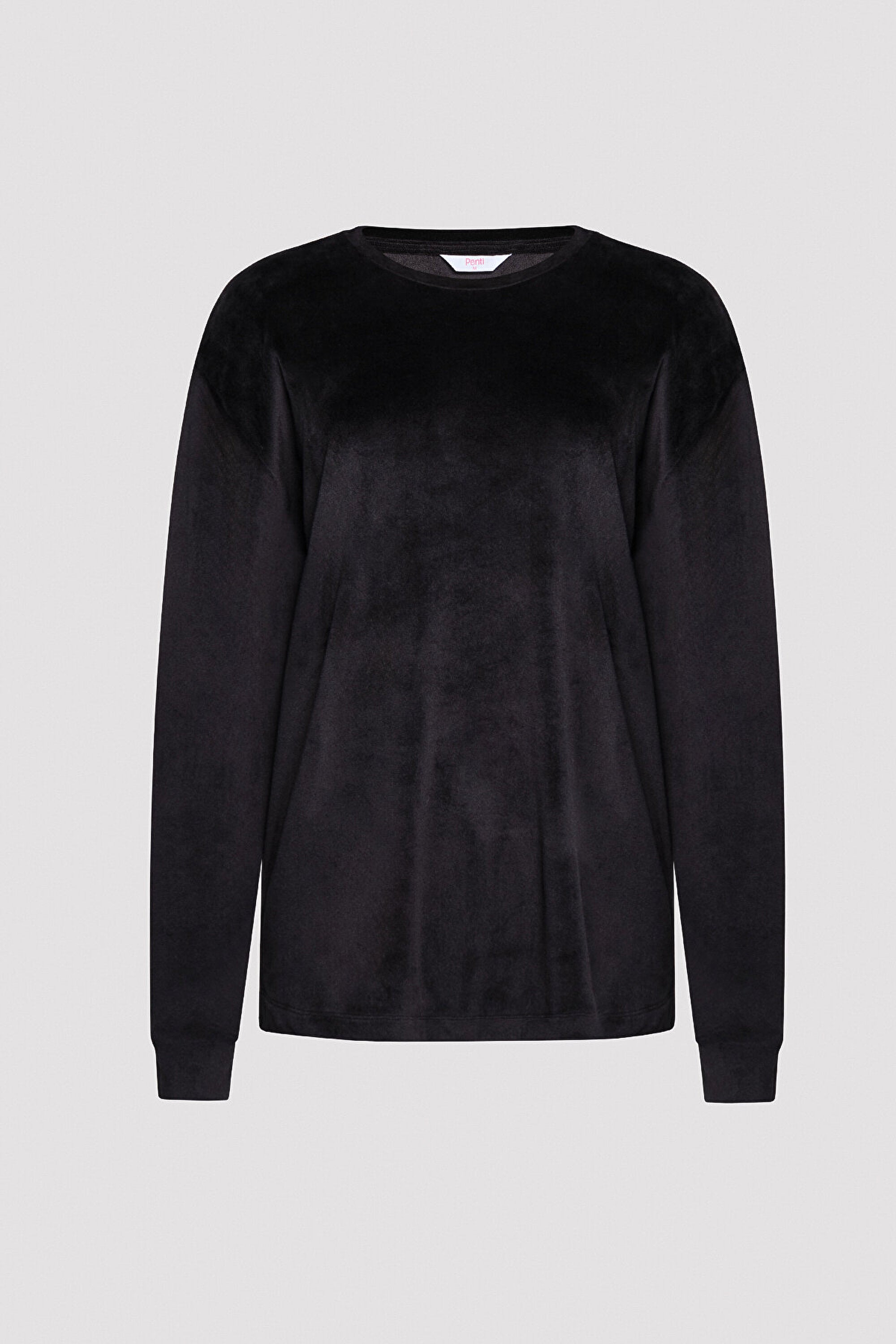 Black Fuzzy Sweatshirt PJ Top HMIC Kuwait
