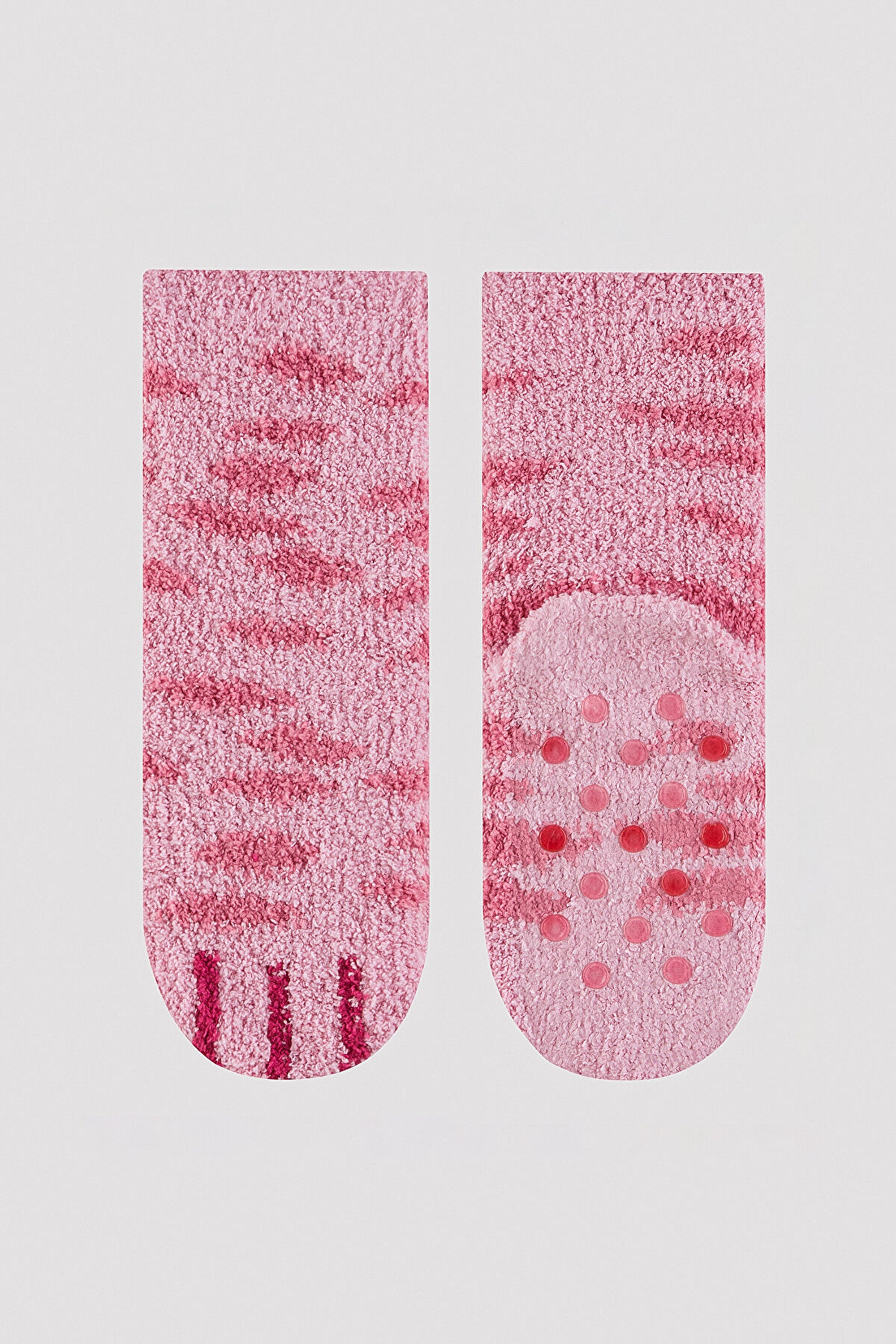 Girls Cat Patterned Pink Socket
