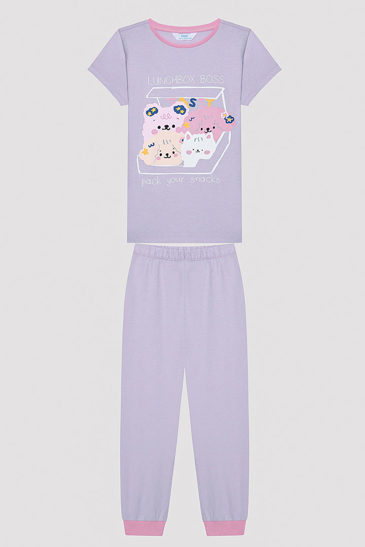 Girls Tasty Multicolored 2-Piece Pajama Set