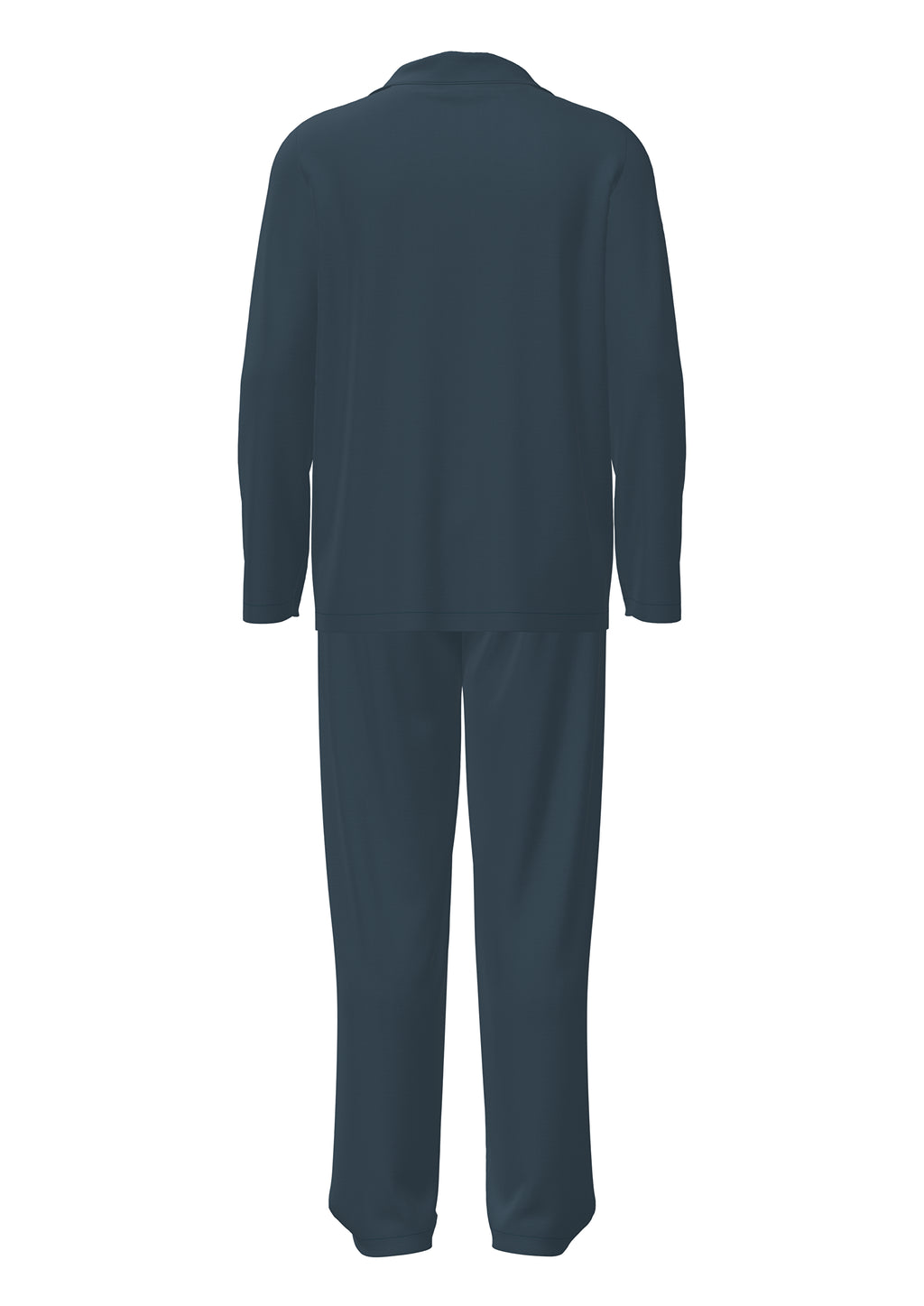 Cotton Boy Footbunny White Buttoned Shirt Pajama Set