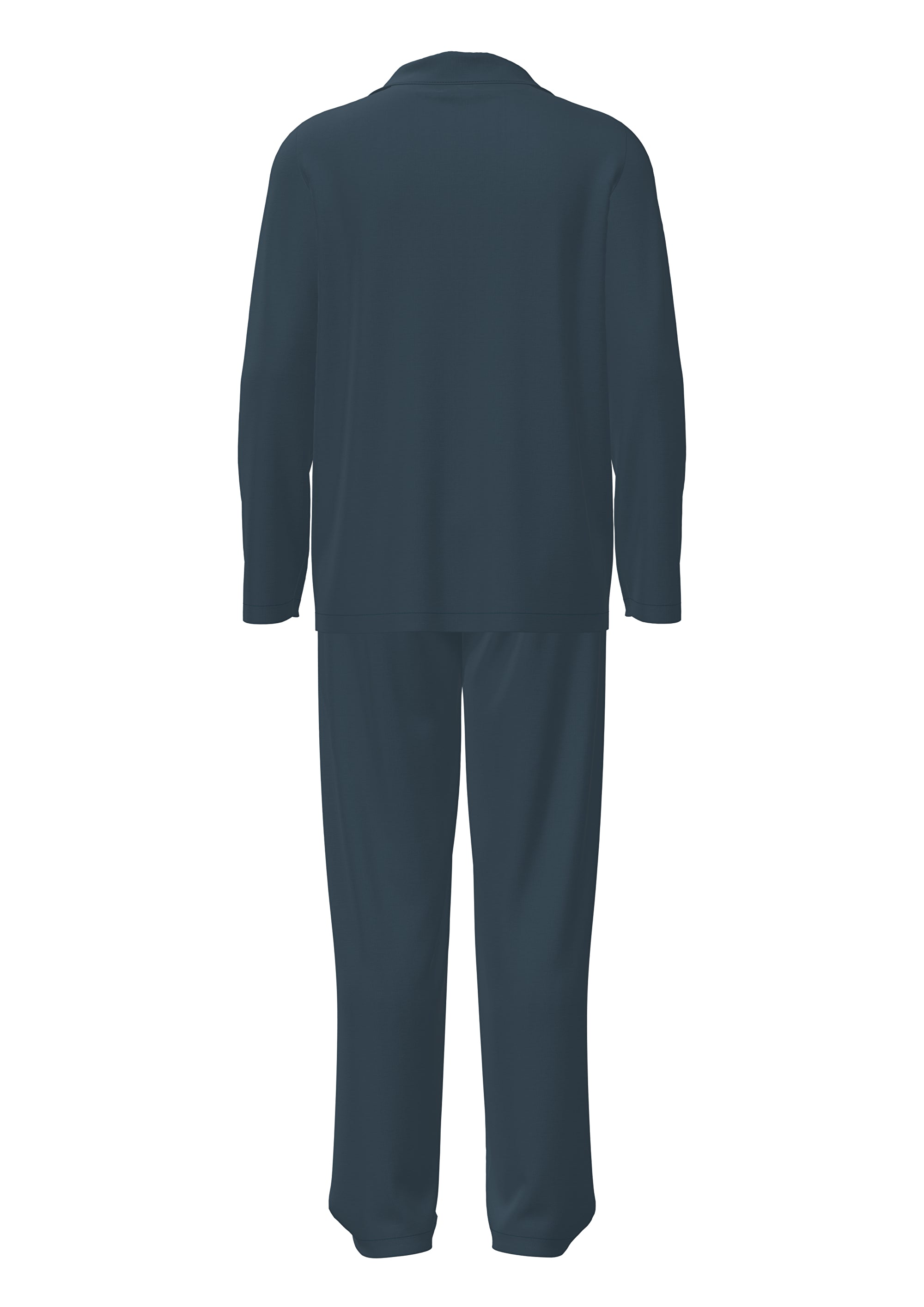 Cotton Boy Footbunny White Buttoned Shirt Pajama Set