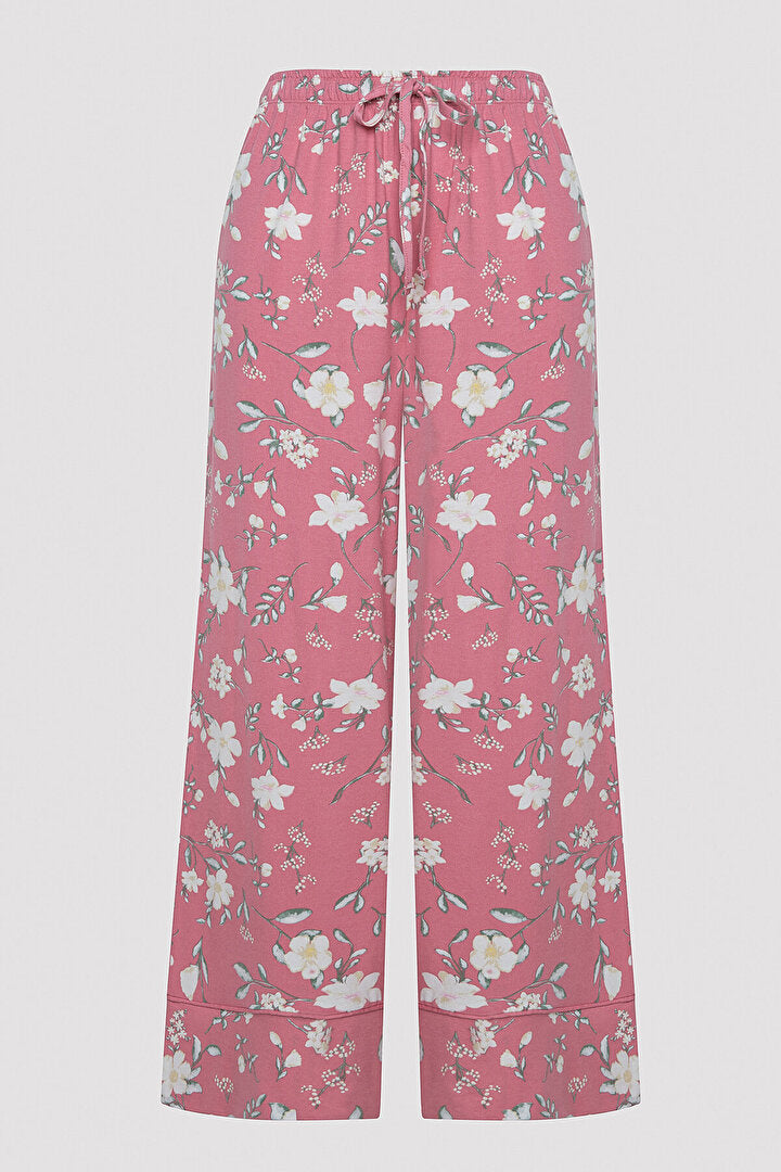 Floral Pants Pink PJ Bottom