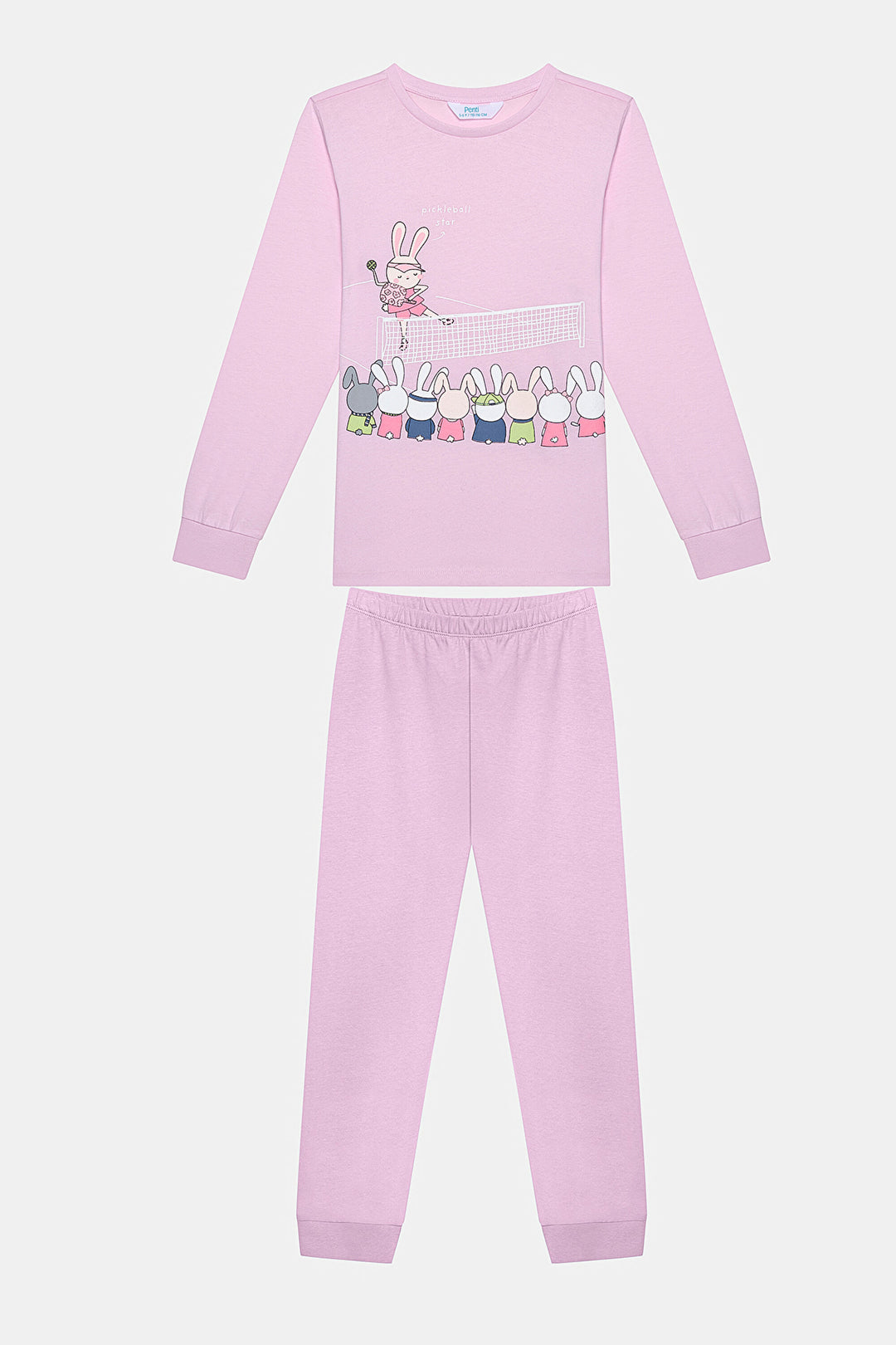 Cotton Girl Picklebunny Multicolored 2-Piece Pajama Set