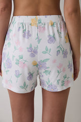 Love More Printed Shorts Multicolored Pajama Bottoms