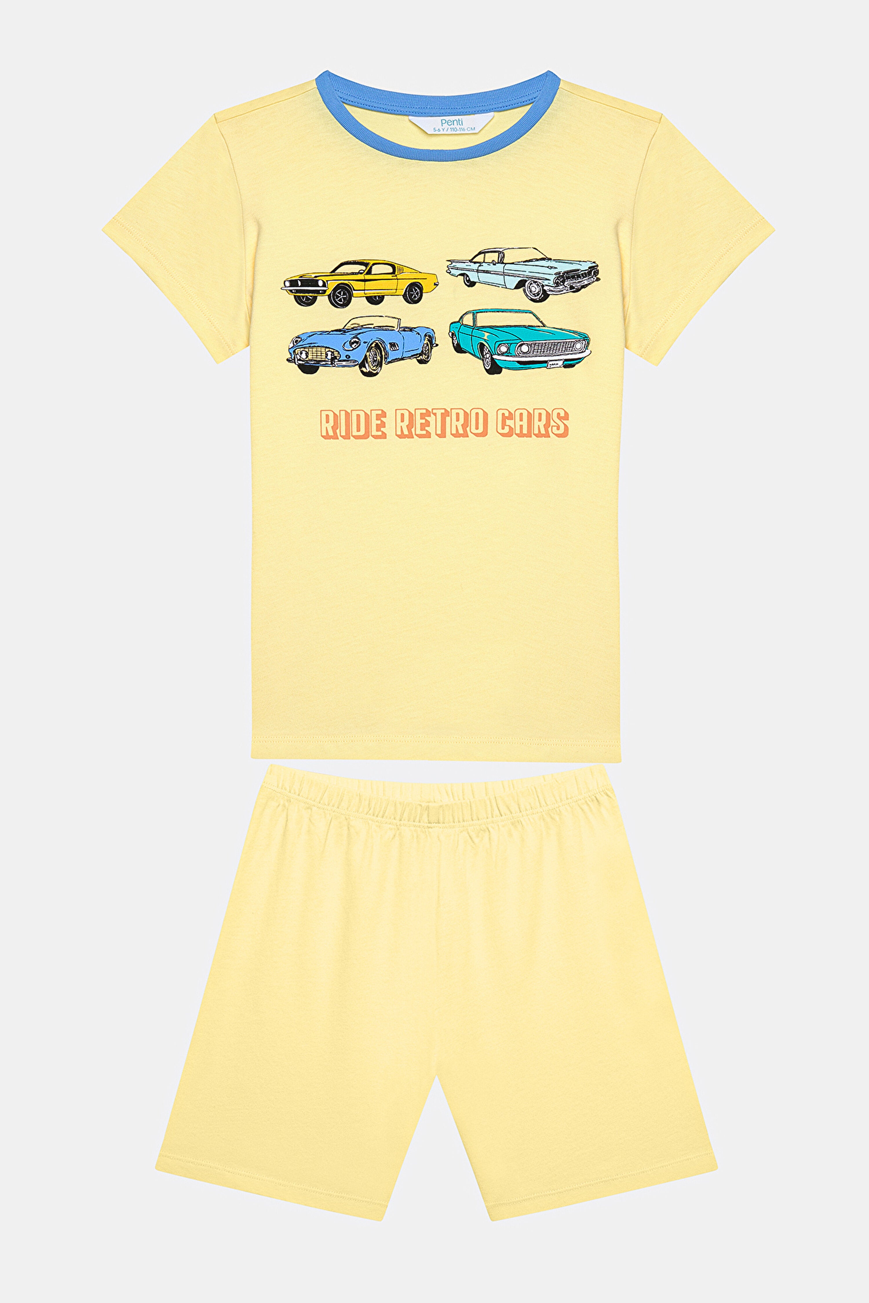 Boys Retro Cars 2in1 PJ Set