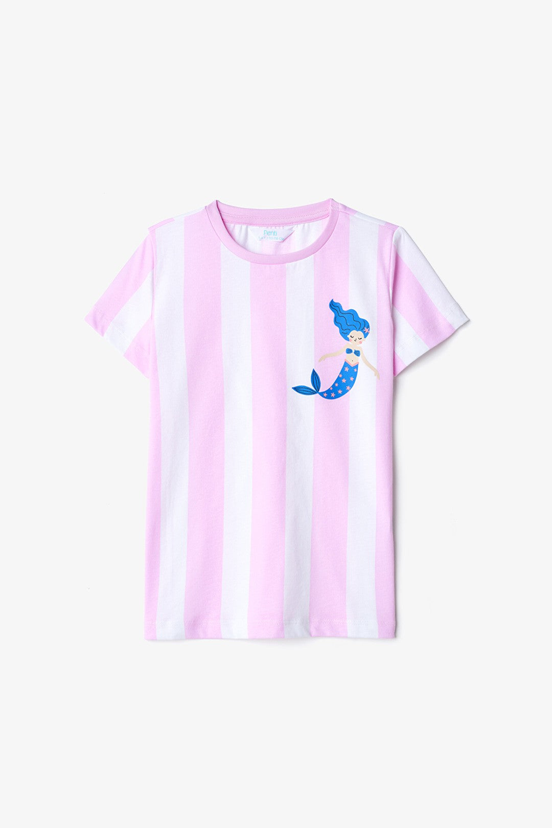 Girls' Shells 2-Piece Multicolored Pajama Set