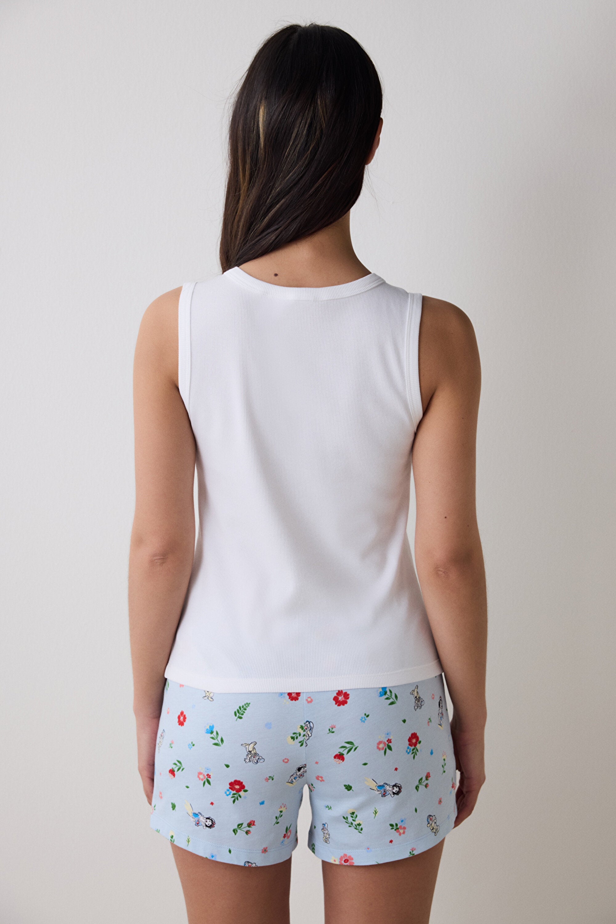 I'm Wishing Optic White Pajama Set with Shorts