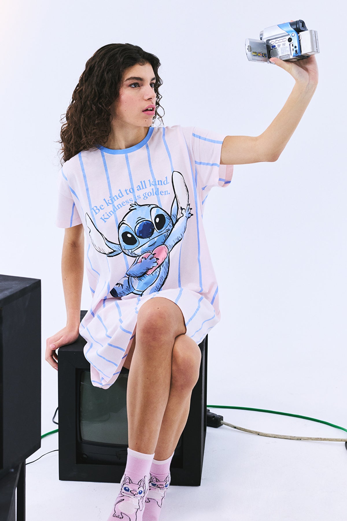 Stitch Light Pink Nightgown