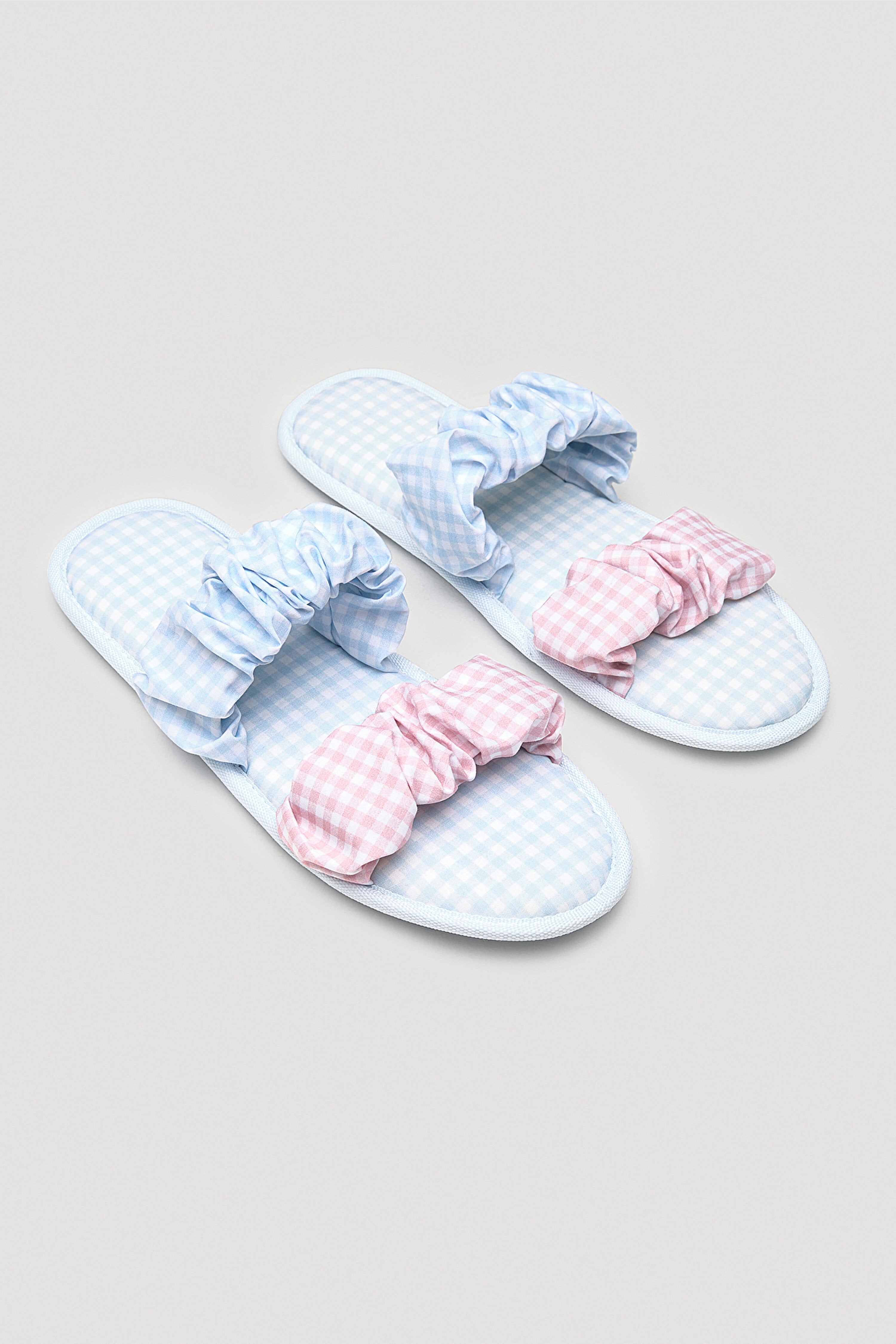Emma Light Blue Slippers