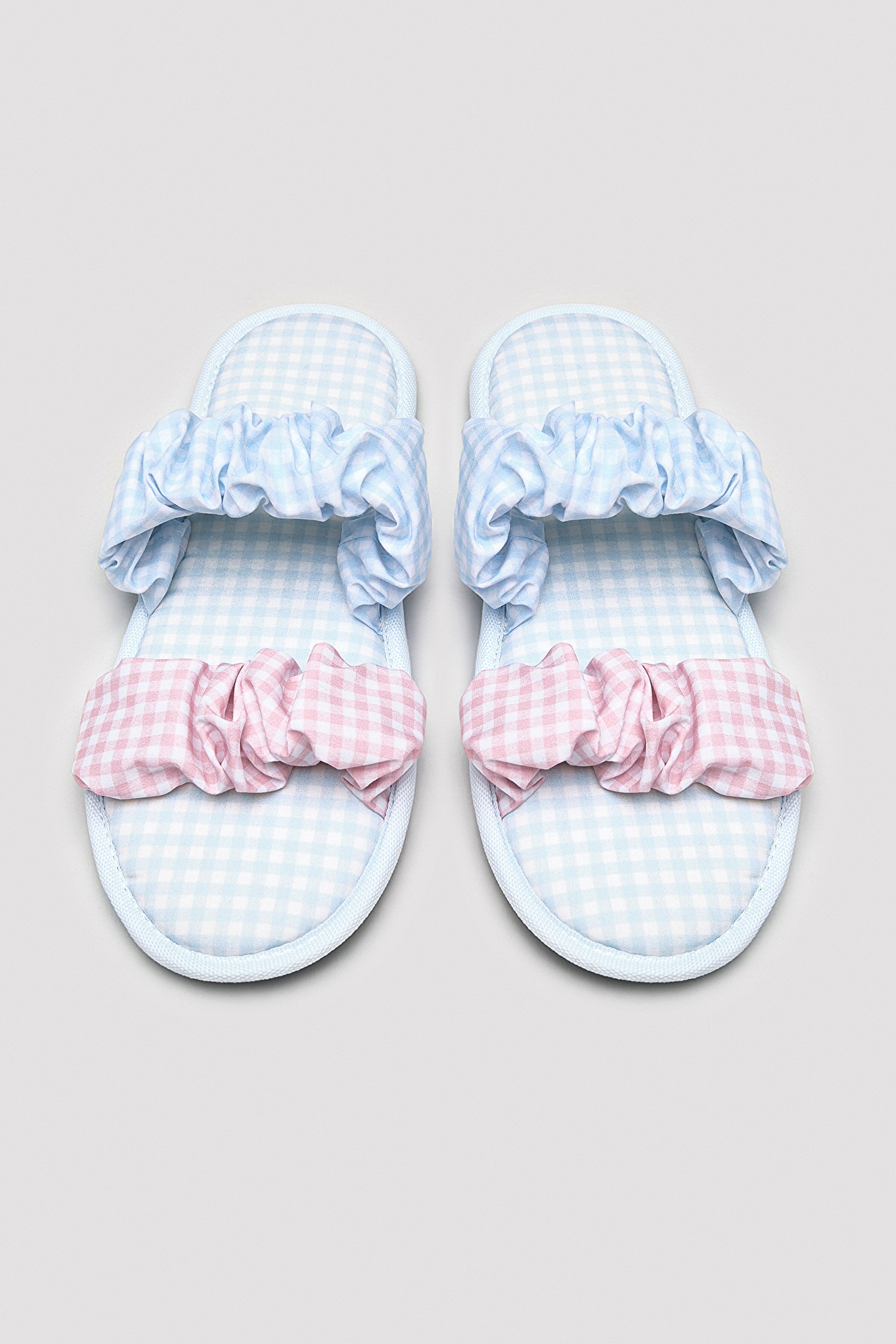 Emma Light Blue Slippers