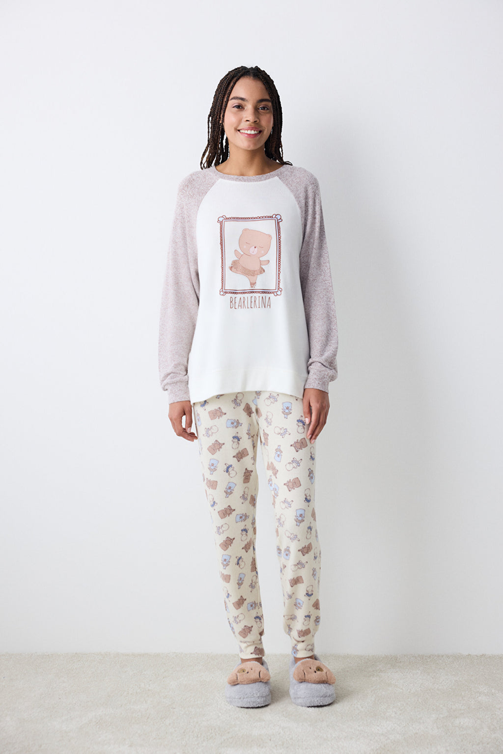 Bearlerina Brown Sweatshirt