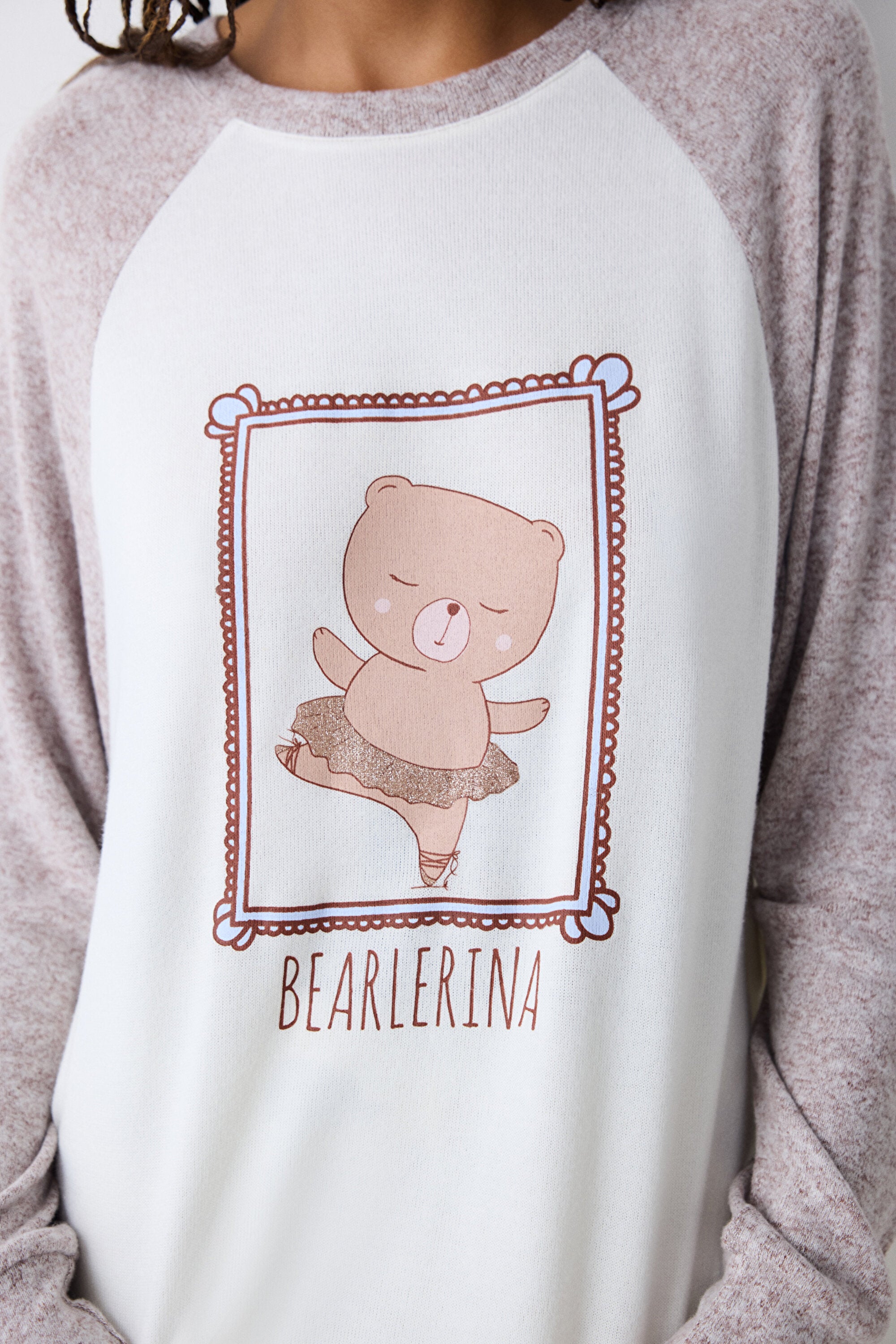Bearlerina Brown Sweatshirt