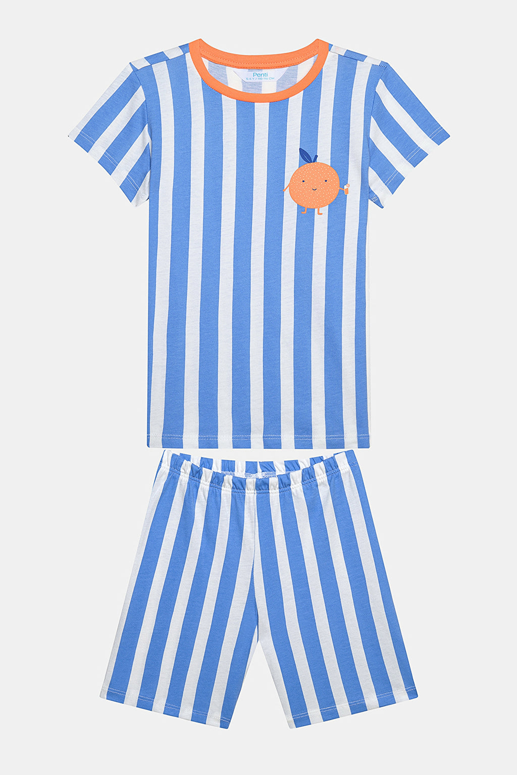 Boys Orange 2in1 PJ Set