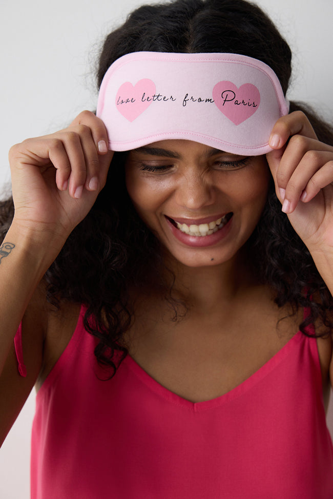 Carrie Light Pink Sleep Glasses - Penti Loves Paris Collection Main Image
