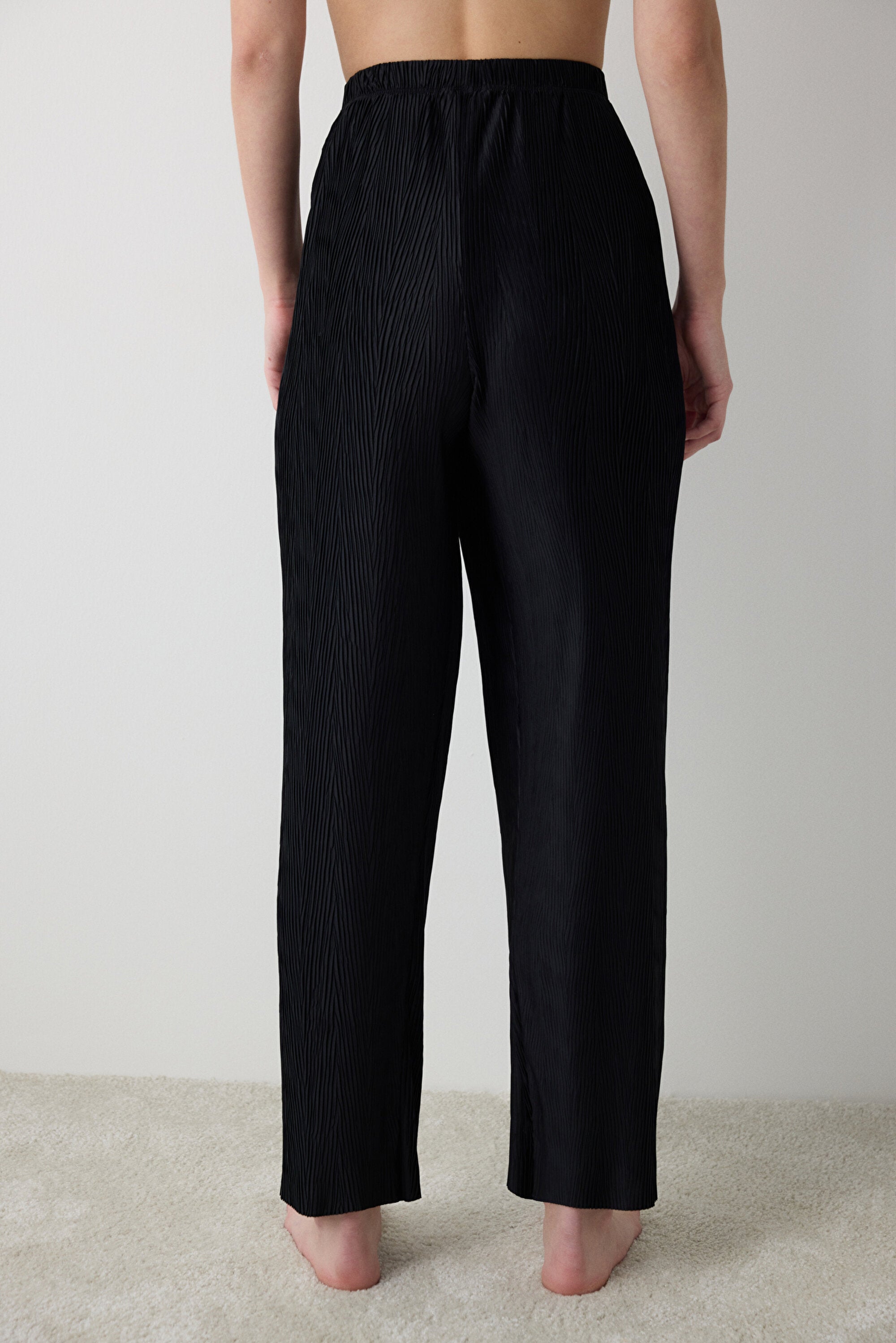 Fleur Black Trousers - Penti Loves Paris Collection
