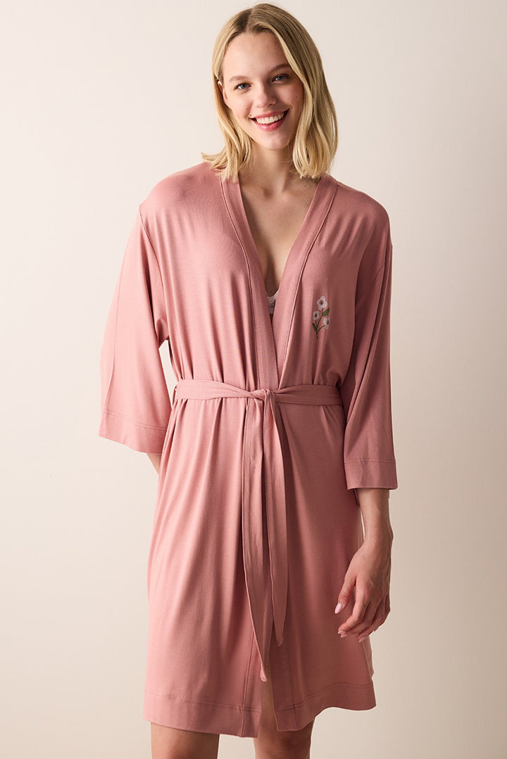 Margot Pink Dressing Gown