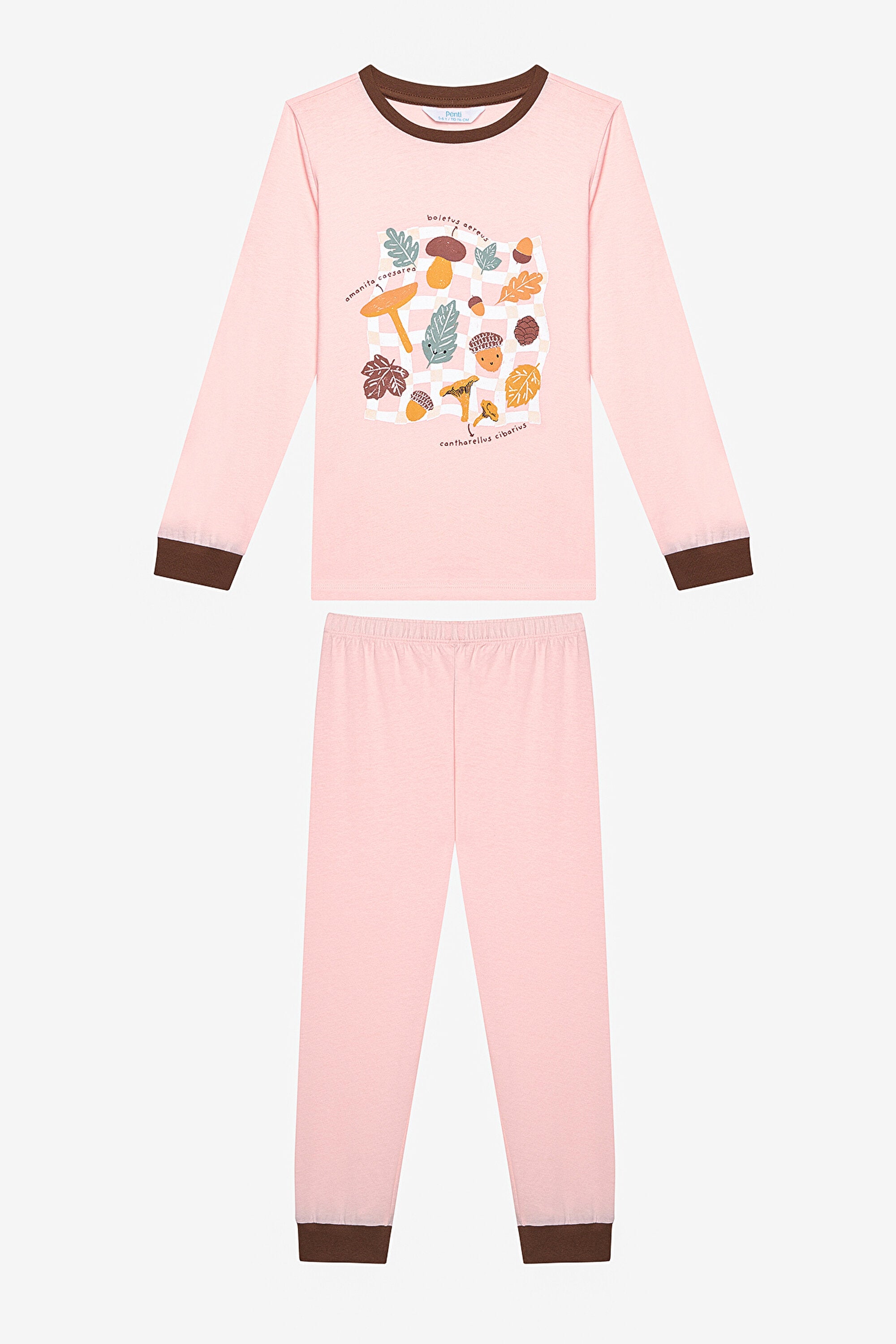 Cotton Girls Gross 2-Piece Multicolored Pajama Set