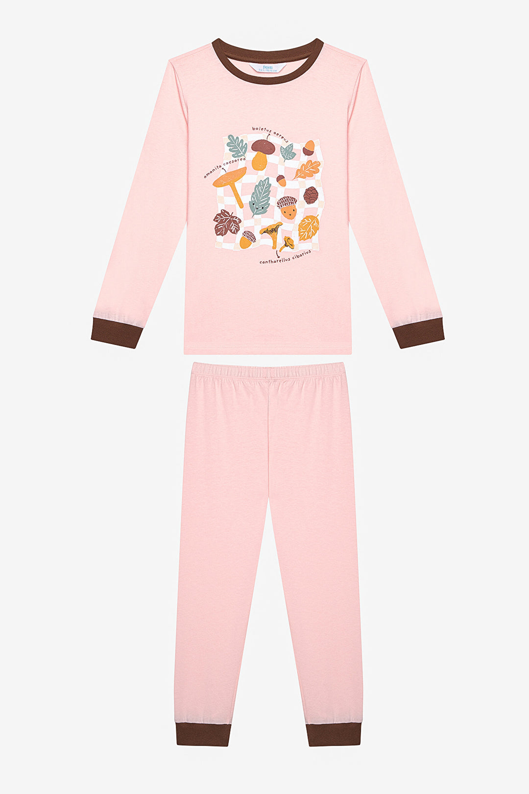 Cotton Girls Gross 2-Piece Multicolored Pajama Set