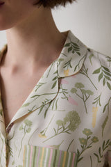 Iris Chally Shirt Pants Multicolored Pajama Set