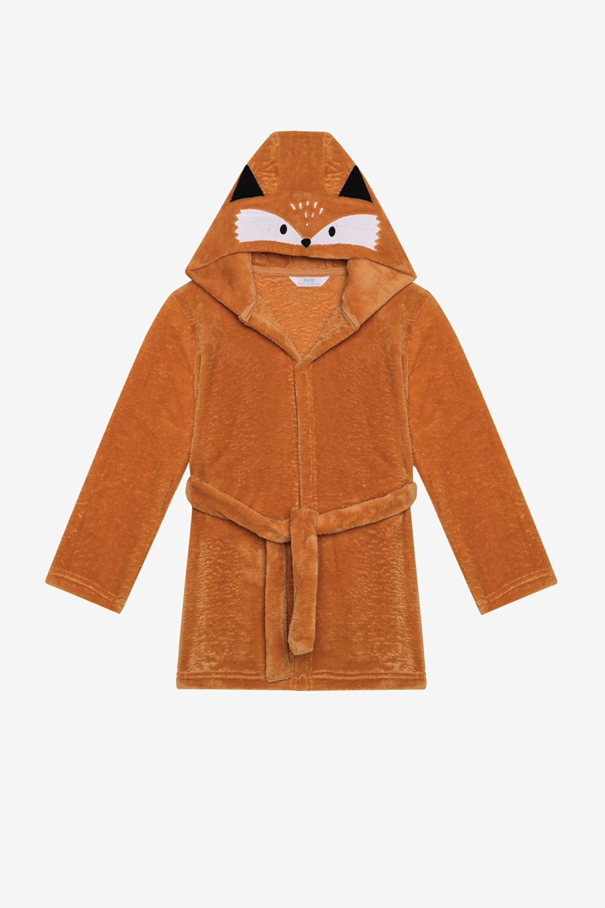Boy Fox Yellow Dressing Gown