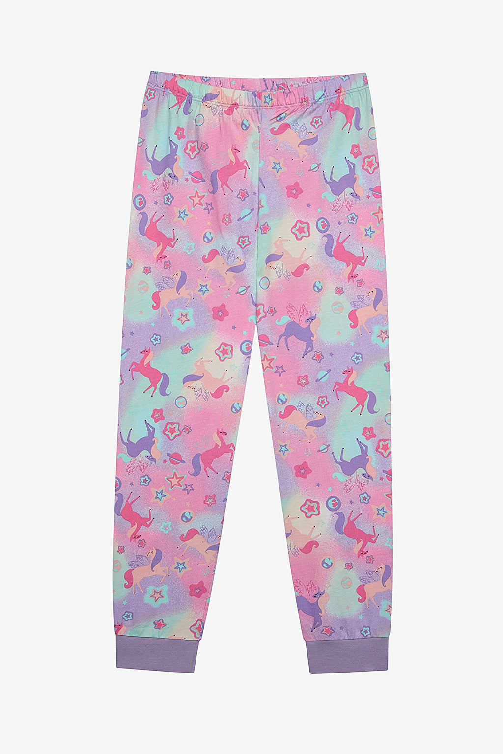 Girls Magical 2-Piece Multicolored Pajama Set