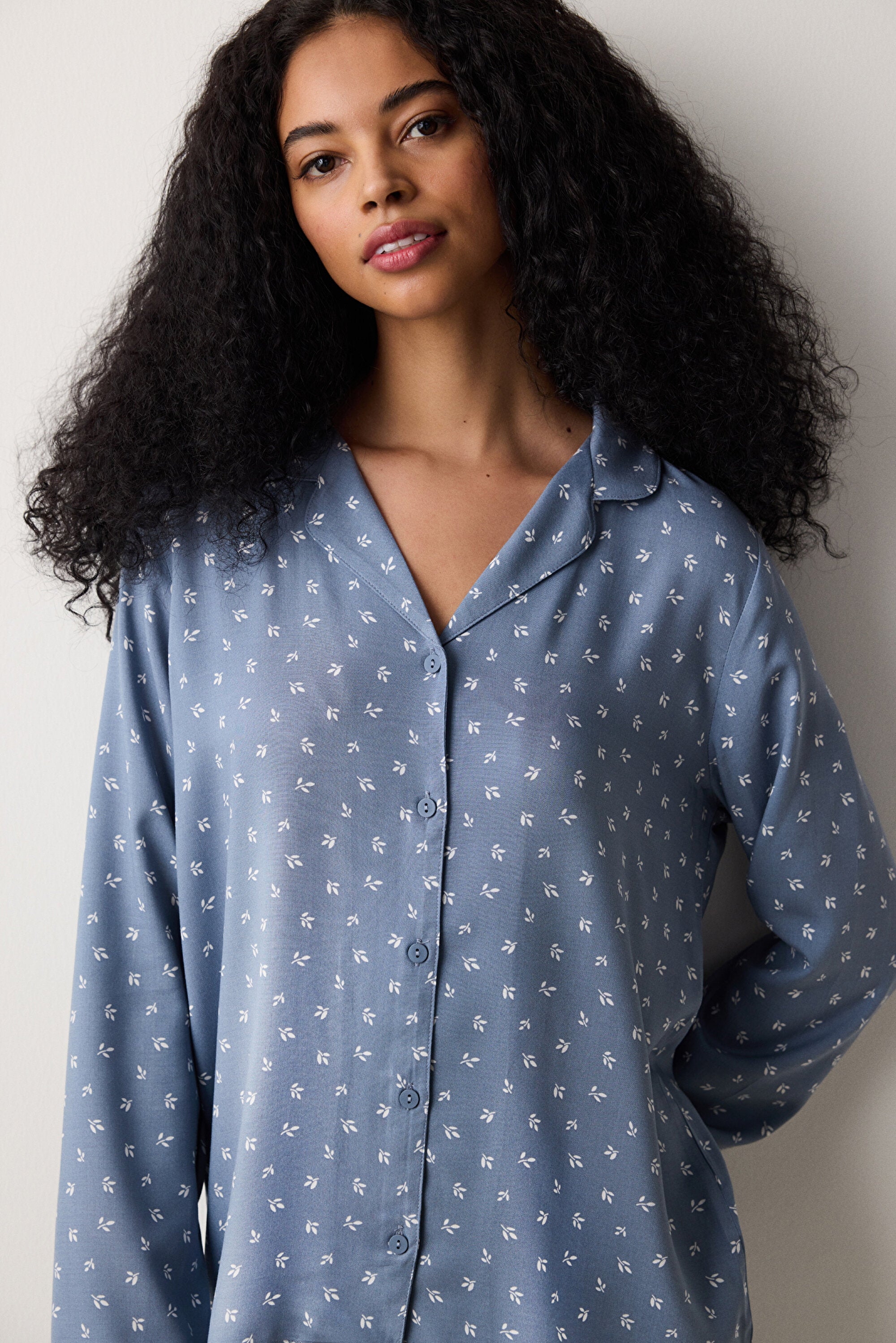 Chloe Shirt Pants Gray Pajama Set