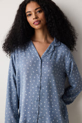 Chloe Shirt Pants Gray Pajama Set