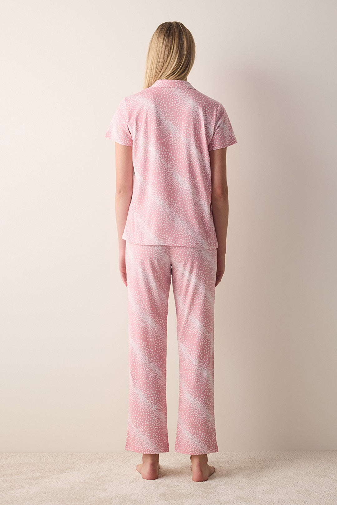 Marina Pink Shirt Pants Pajama Set